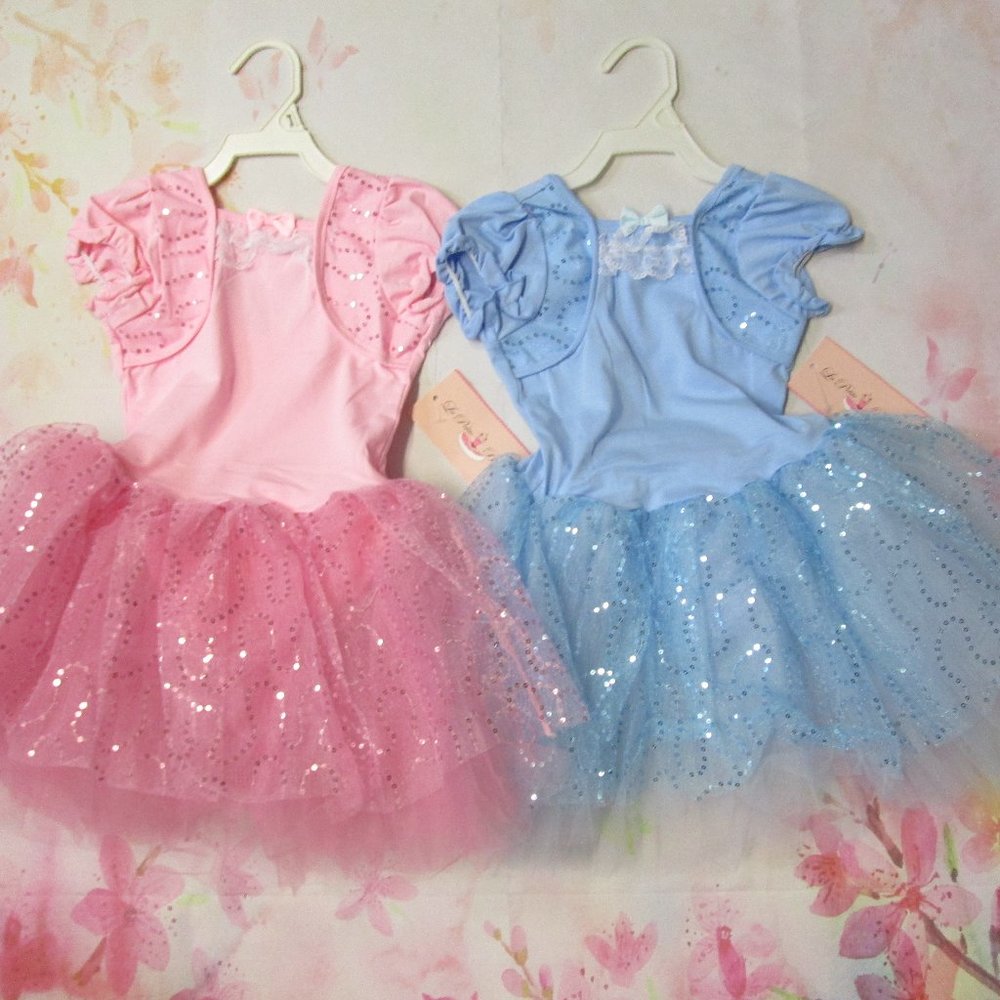 Dance Dress Costume New SC 4-5 IC 6-7 Leotard Tu Tu Skirt Child Ballet Jazz Tap
